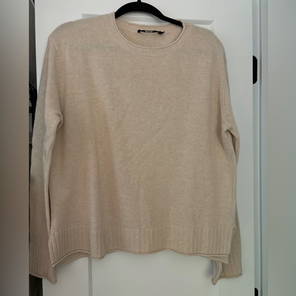 Jenni Kayne Everyday Sweater in Oatmeal size Medium